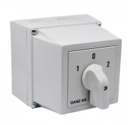   GANZ KKM1-32-6129 Tokozott tkapcsol, 1-0-2 lls, 32A, IP65